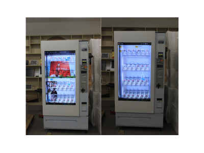 透明屏售卖机整机自动售卖机播放视频宣传互动厂家直销图2