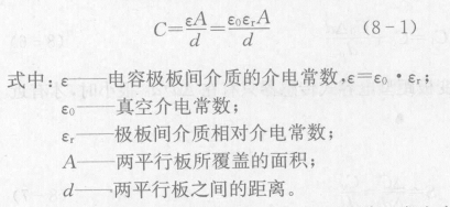 电容式传感器的工作原理和结构