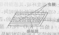 碳膜电阻式湿度传感器结构和工作原理