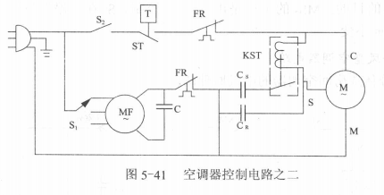 空调器的电气控制线路——压缩机电动机的启动和保护控制