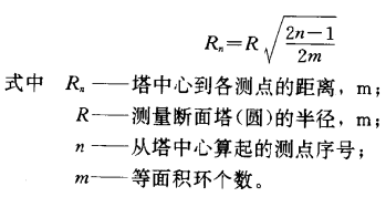 冷却塔原体测试的测量仪表和测点位置_进塔空气量的测量