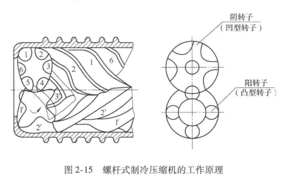 螺杆式制冷压缩机的工作原理  第2张