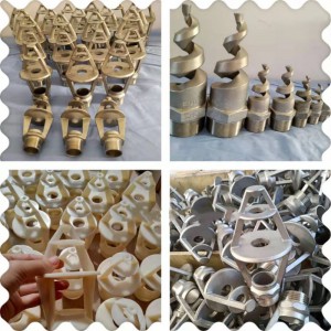 冷却呀用不锈钢三溅式喷头厂家直销图2