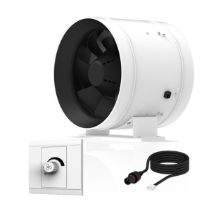 管道风机圆形静音排风换气扇 室内设备散热排气风机图2