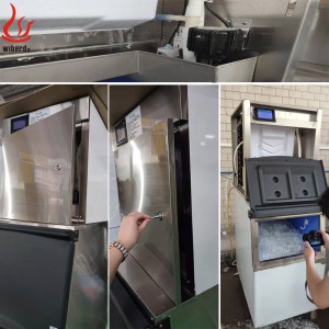 商用奶茶店制冰机酒店酒吧冰粒机水冷制冰机分体机钧健制冰机图2