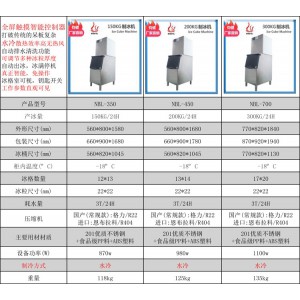 商用奶茶店制冰机酒店酒吧冰粒机水冷制冰机分体机钧健制冰机图8