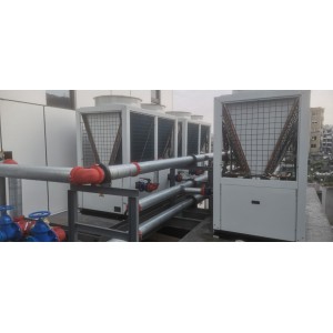 科葳空调130冷水机 风冷模块机 130KW制冷量风冷热泵 厂家供货图3